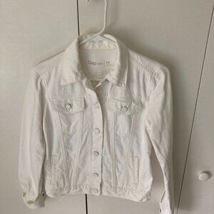 Denim Jacket White Gap 1969 Line XS 100% Cotton